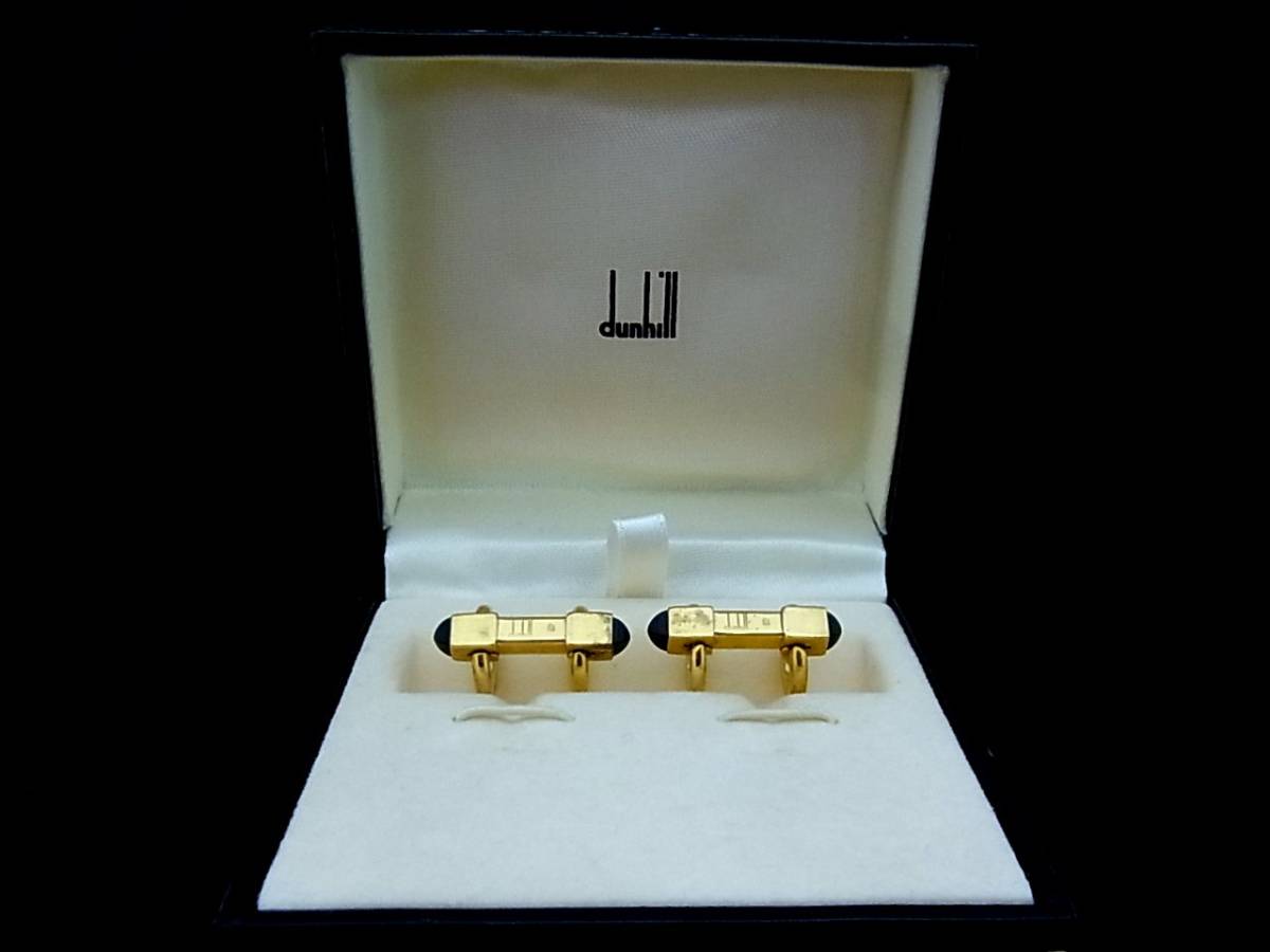 *N3314*# beautiful goods #[dunhill] Dunhill [ Gold ]# cuffs!