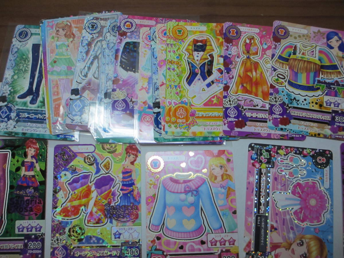  Aikatsu various set 36 sheets girls lame ribbon dress bootie not for sale entering Junk tube -2-3-5