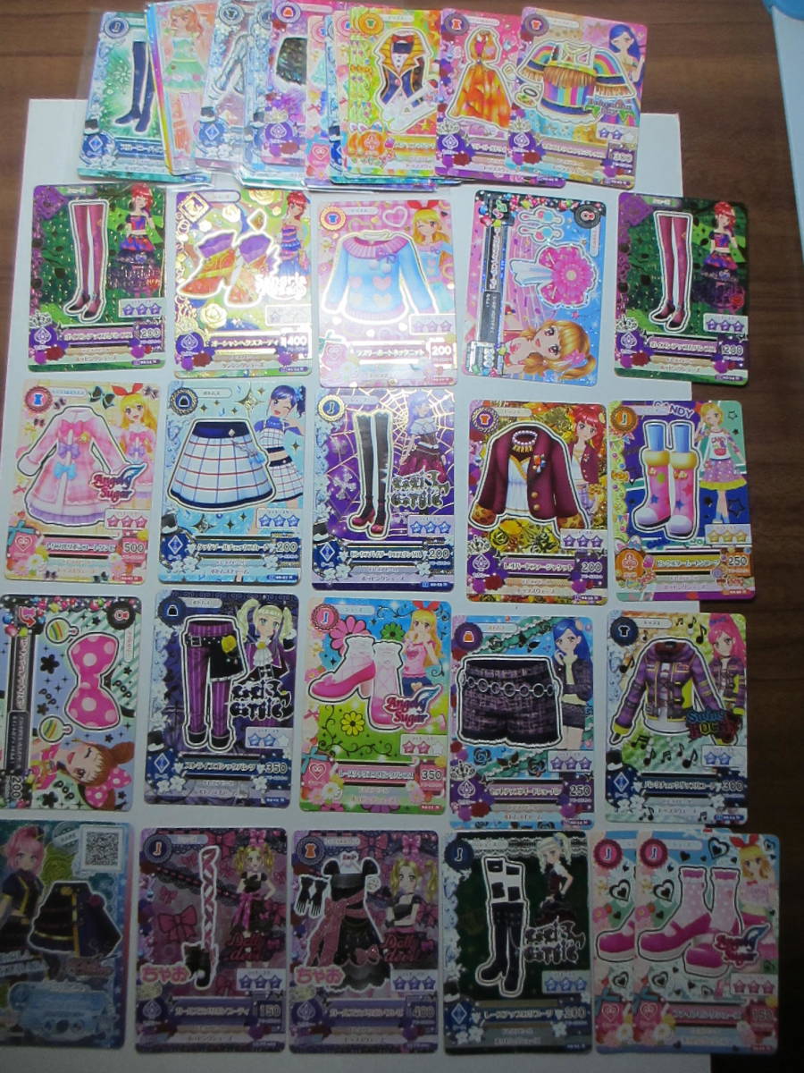  Aikatsu various set 36 sheets girls lame ribbon dress bootie not for sale entering Junk tube -2-3-5