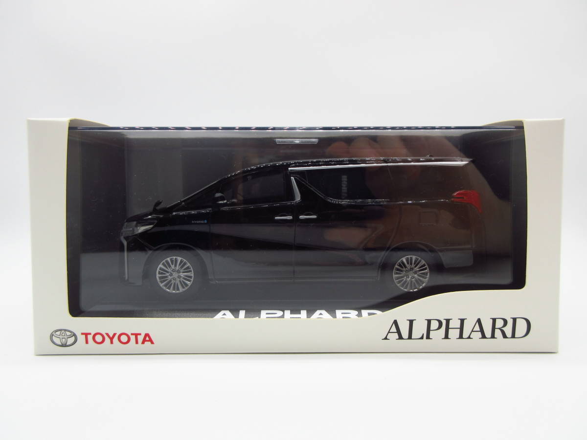 1/30 トヨタ 3代目アルファード 後期 2018 ALPHARD　カラーサンプル 非売品 ミニカー　202ブラック_画像1