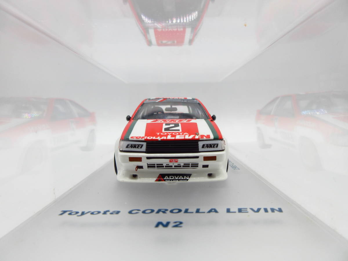 1/43 キッドボックス ENIF トヨタ カローラ レビン N2 1985 C/SGC #2