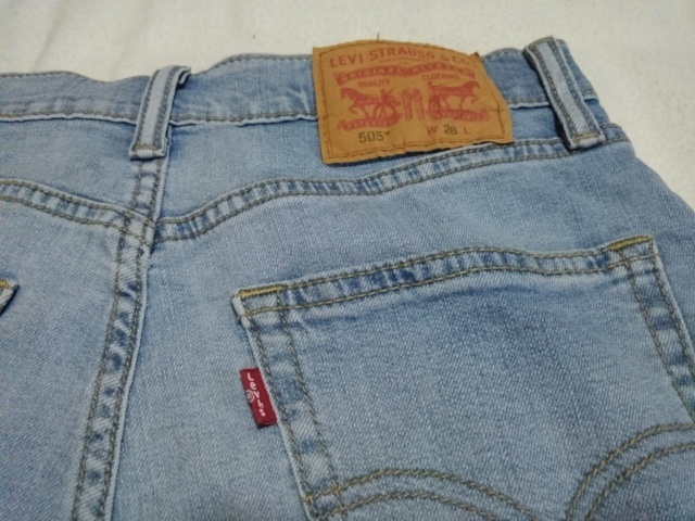 Levi's　リーバイス　505　ハーフ　デニム　Gパン　W28_画像3