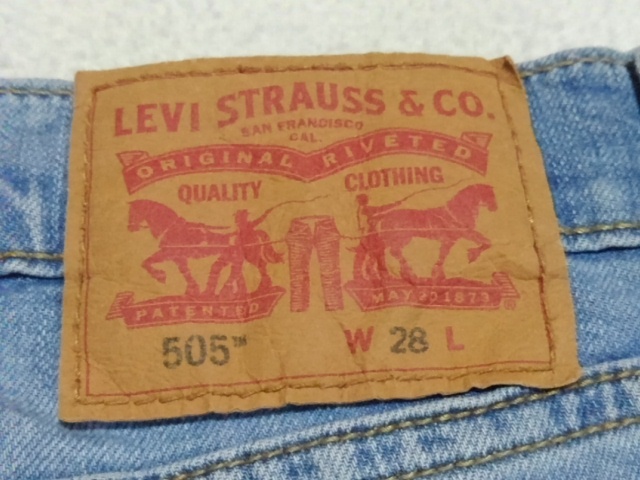 Levi's　リーバイス　505　ハーフ　デニム　Gパン　W28_画像4