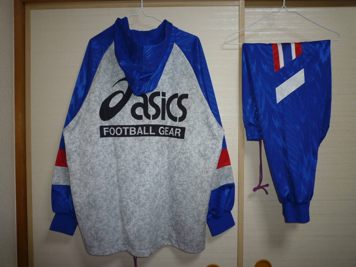 本当に信頼出来る商品 アシックス FOOTBALL パンツM Lサイズ 青 ジャージ上下 GEAR 上下セット