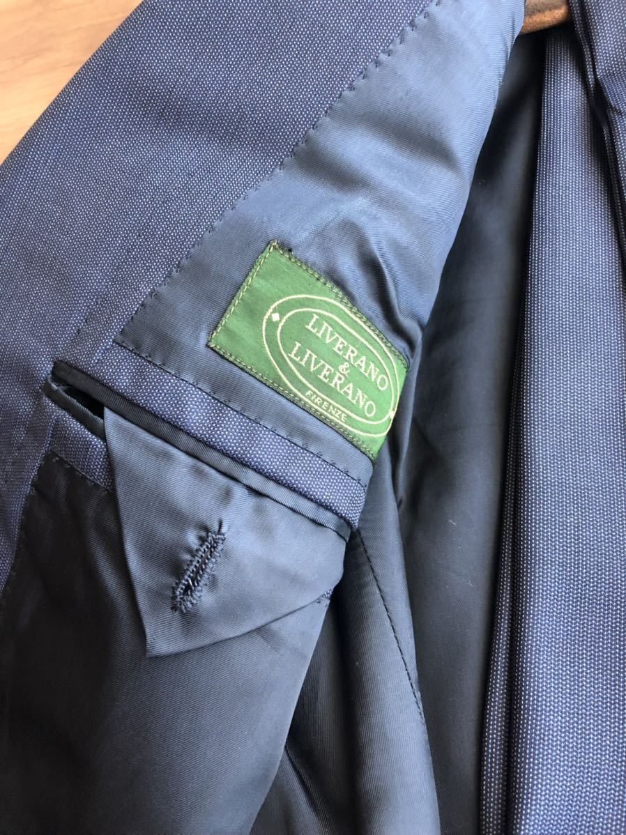 libela-no&libela-noLIVERANO& LIVERANO suit navy blue 44 hanger attached / at Lee niKITONpa Nico libela-no Sovereign 