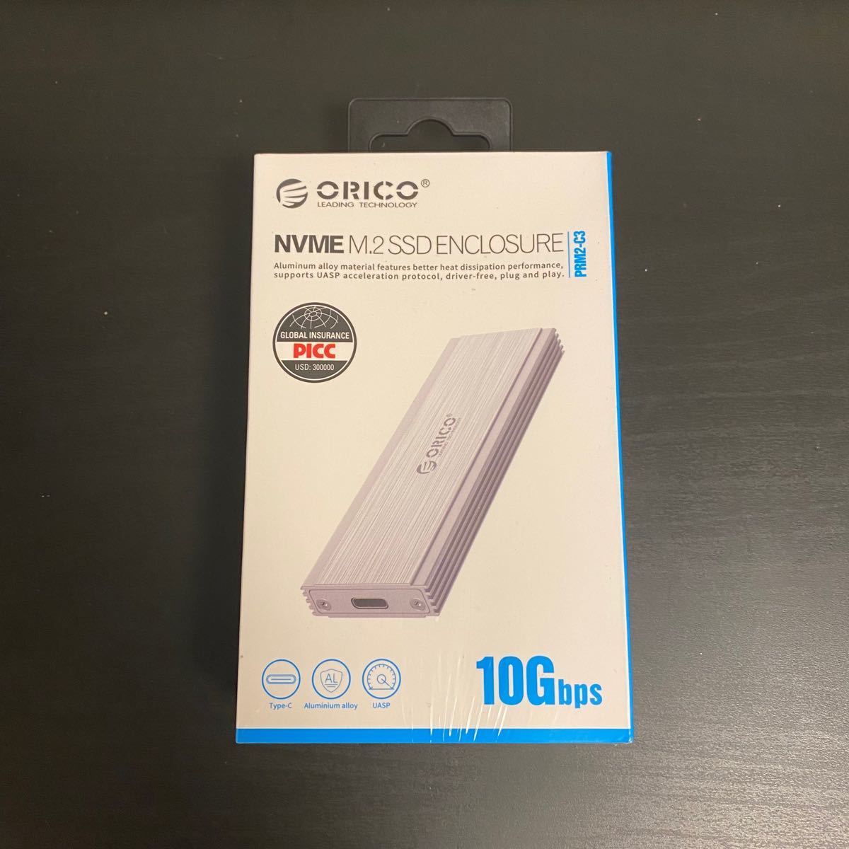 【新品未開封】ORICO USB-C NVME M.2 SSDケース　PRM2-C3 ポータブルSSD 外付けSSD