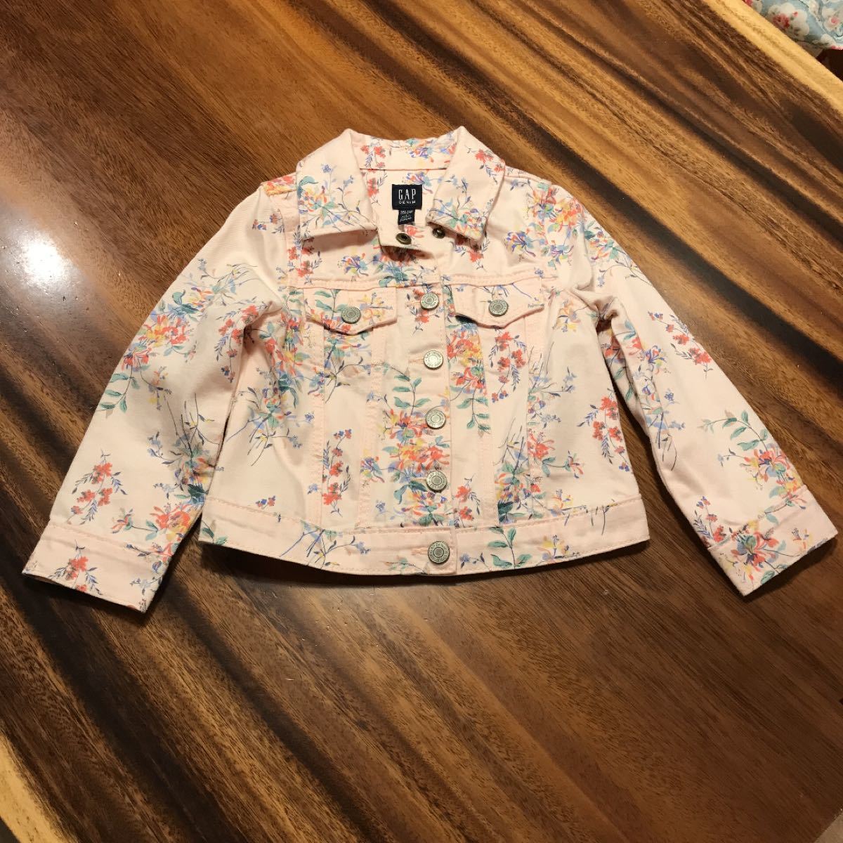 ギャップデニム　GAP DENIM 花柄ジージャン　3T 100cm