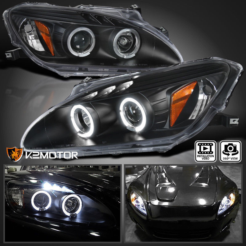 K2MOTOR製 ホンダ S2000 AP2 F22C LEDヘッドライト クリア・ブラック