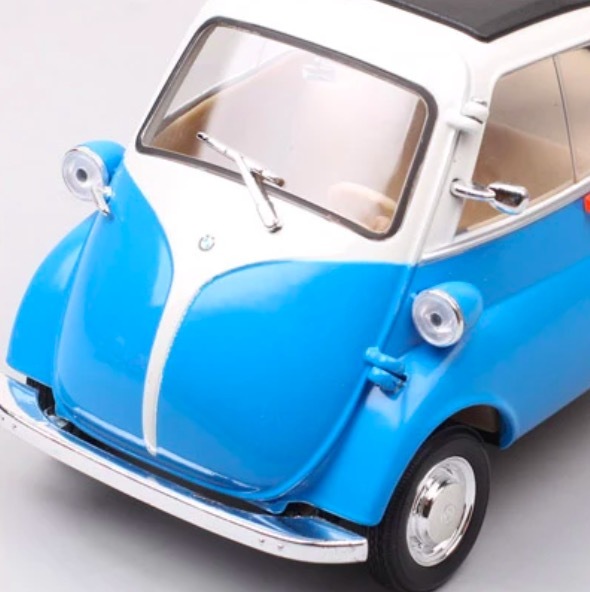◆新品送料無料◆　1:18 ミニカー フィギュア Isetta 250 キッズ Welly Microcar おもちゃ ギフト ミニチュア 男の子_画像2