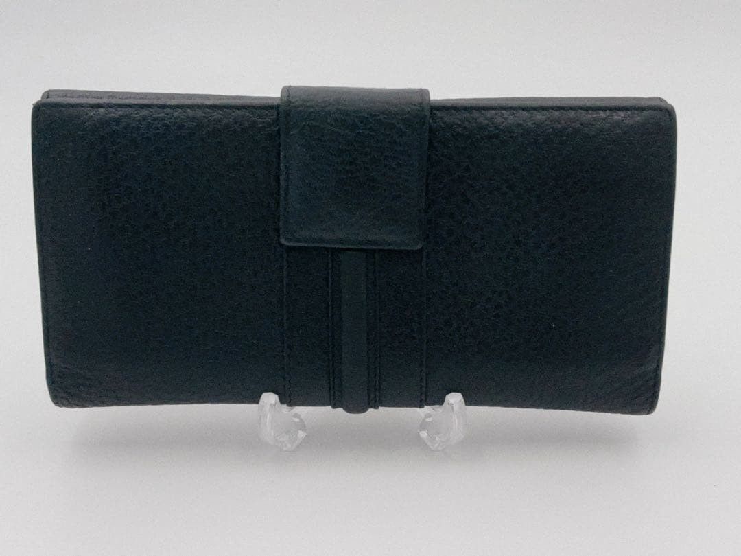 GUCCI グッチ 長財布 ダブルホック レザー ブラック G金具 Y2K レトロ