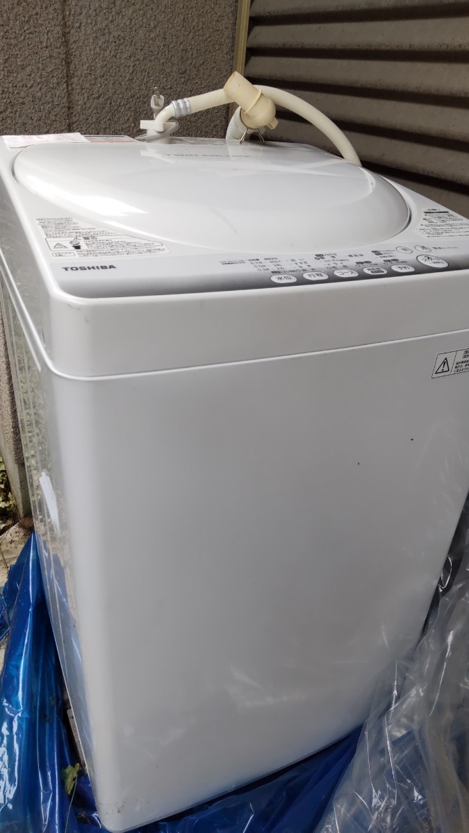 新品☆東芝 全自動洗濯機 5kg グランホワイト 送料無料42