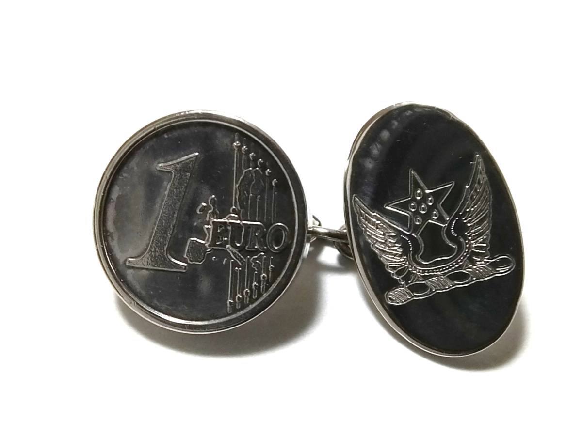 silver シルバー 925 コイン カフス カフスボタン coin cufflinks 外資 アセット 記念品_画像2