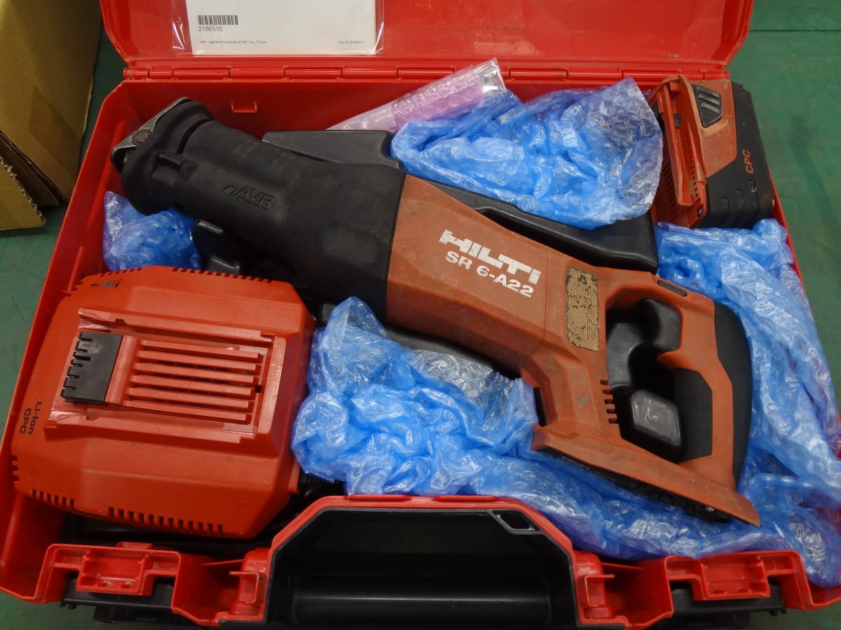 Yahoo!オークション - HILTI ヒルティ 充電式レシプロソー Yahoo!オークション - HILTI ヒルティ 充電式レシプロソー