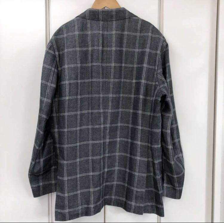 美品 Papas+ ANGELICO リネン テーラード ジャケット(L)アンジェリコ