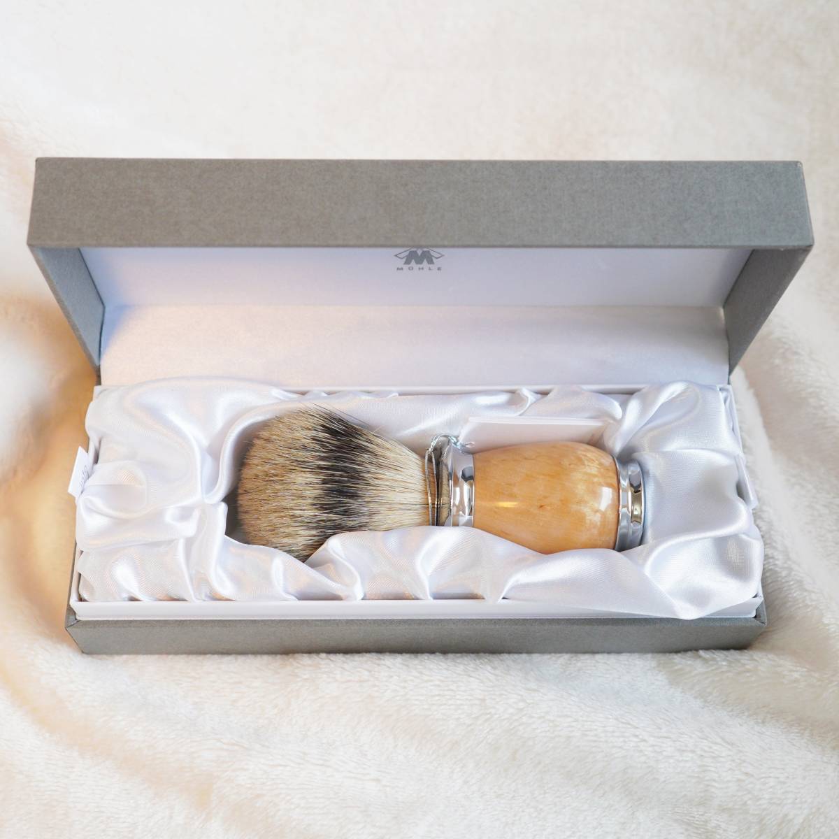 新品】ミューレ Muhle PURIST シェービングブラシ 髭剃りブラシ