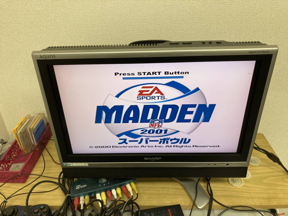 21-PS2-681　ジャンク　プレイステーション2　スポーツセット　パワプロ　マッデン　プロ野球スピリッツ　動作品