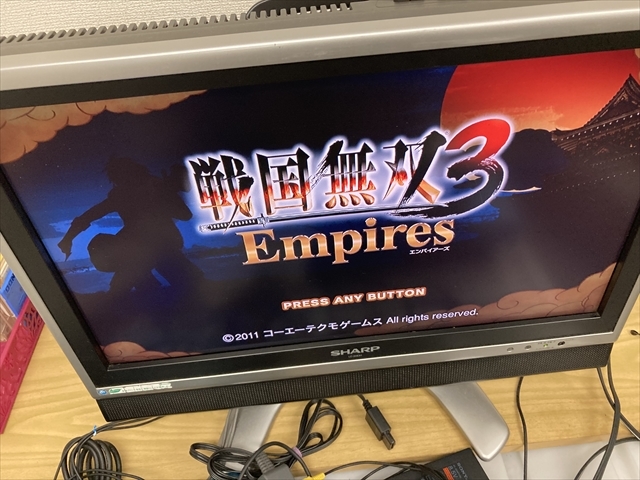 21-PS3-128　プレイステーション3　戦国無双3　empires　動作品　PS3　プレステ3