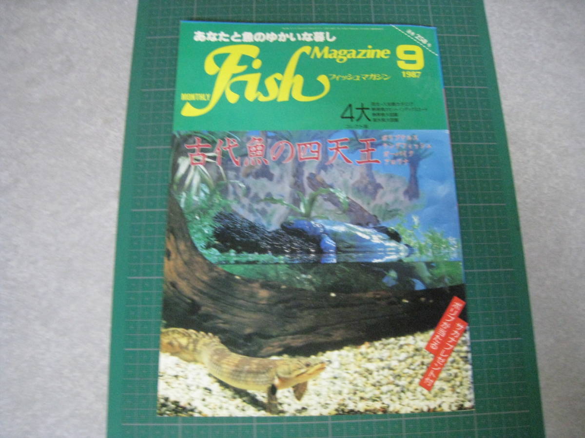 フィッシュマガジン　1987年9月号　特集：古代魚の四天王　緑書房_画像1