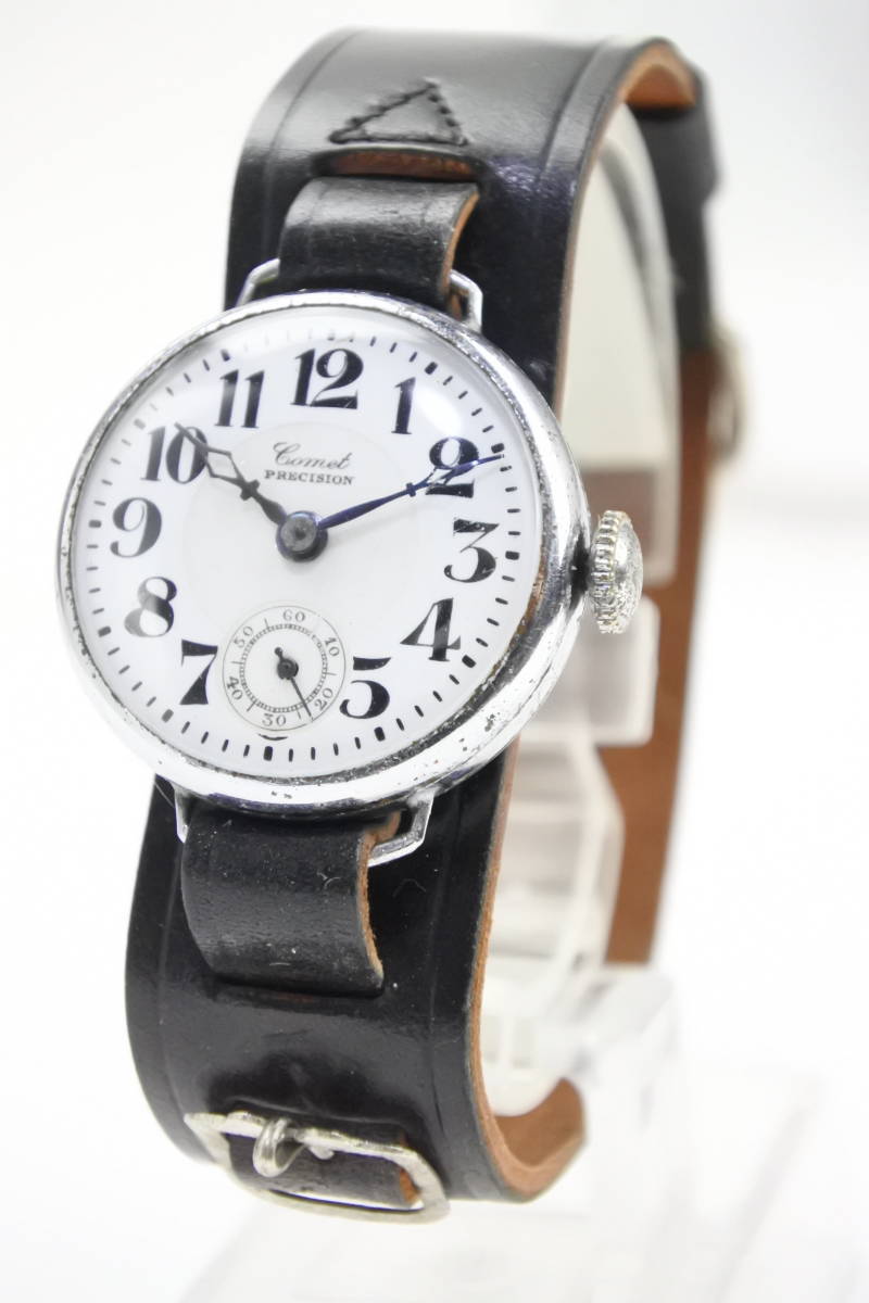 ☆1930年代頃 スイス 製　COMET 15石 小さい手巻き紳士（当時紳士用サイズ）腕時計 極珍品