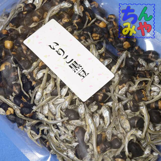 i.. black soybean ( enough 300g) domestic production ...... . fish (... size )+.. black soybean Mix, small fish large legume. bite, snack . fish,. minute legume [ including carriage ]