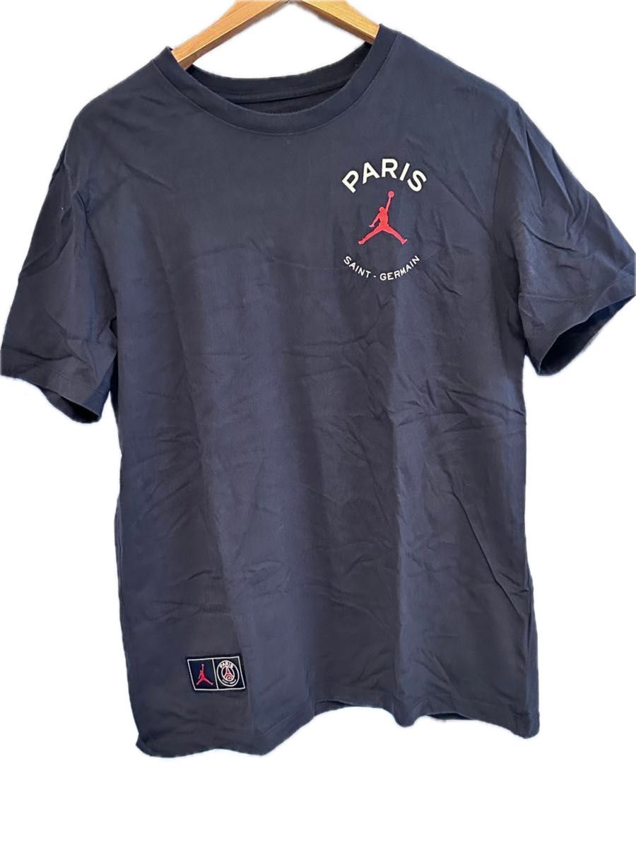 Jordan パリ・サンジェルマン PSG コラボ 半袖 Tシャツ ネイビー