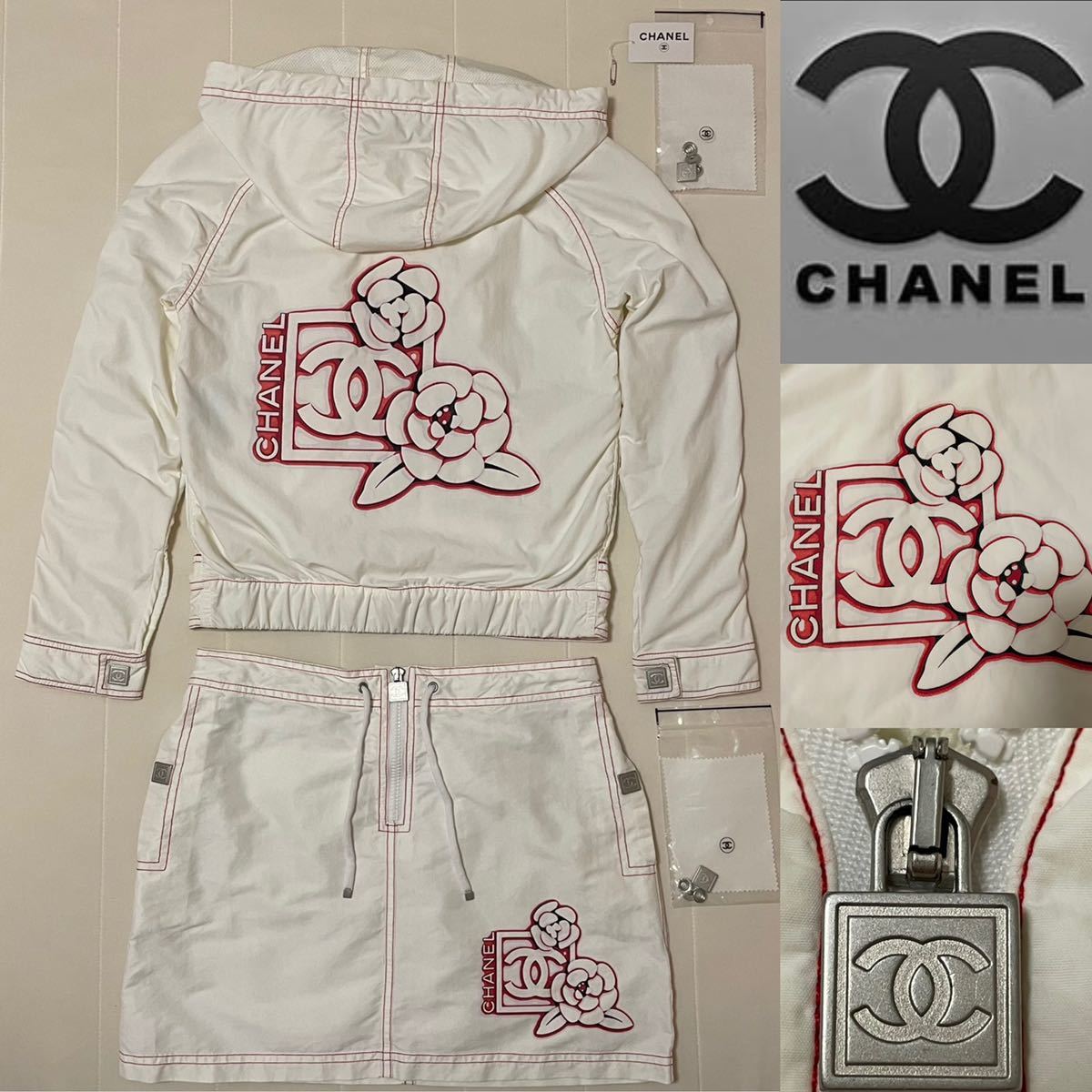 CHANEL シャネル カメリア ココマーク スポーツライン パーカー