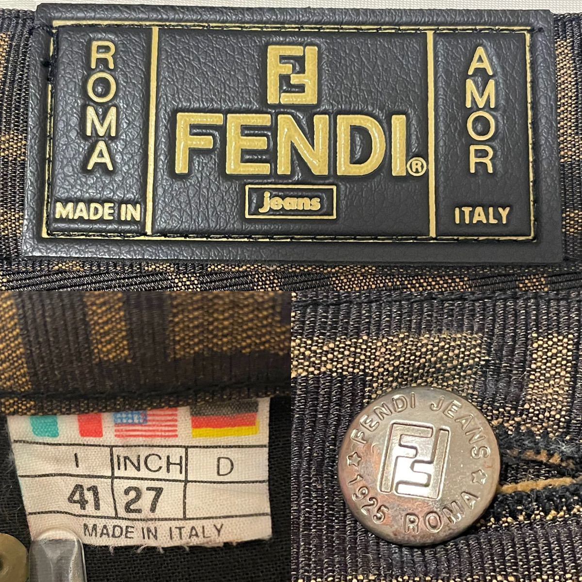 FENDI フェンディ ズッカ柄 ベスト＆パンツ セットアップ_画像10