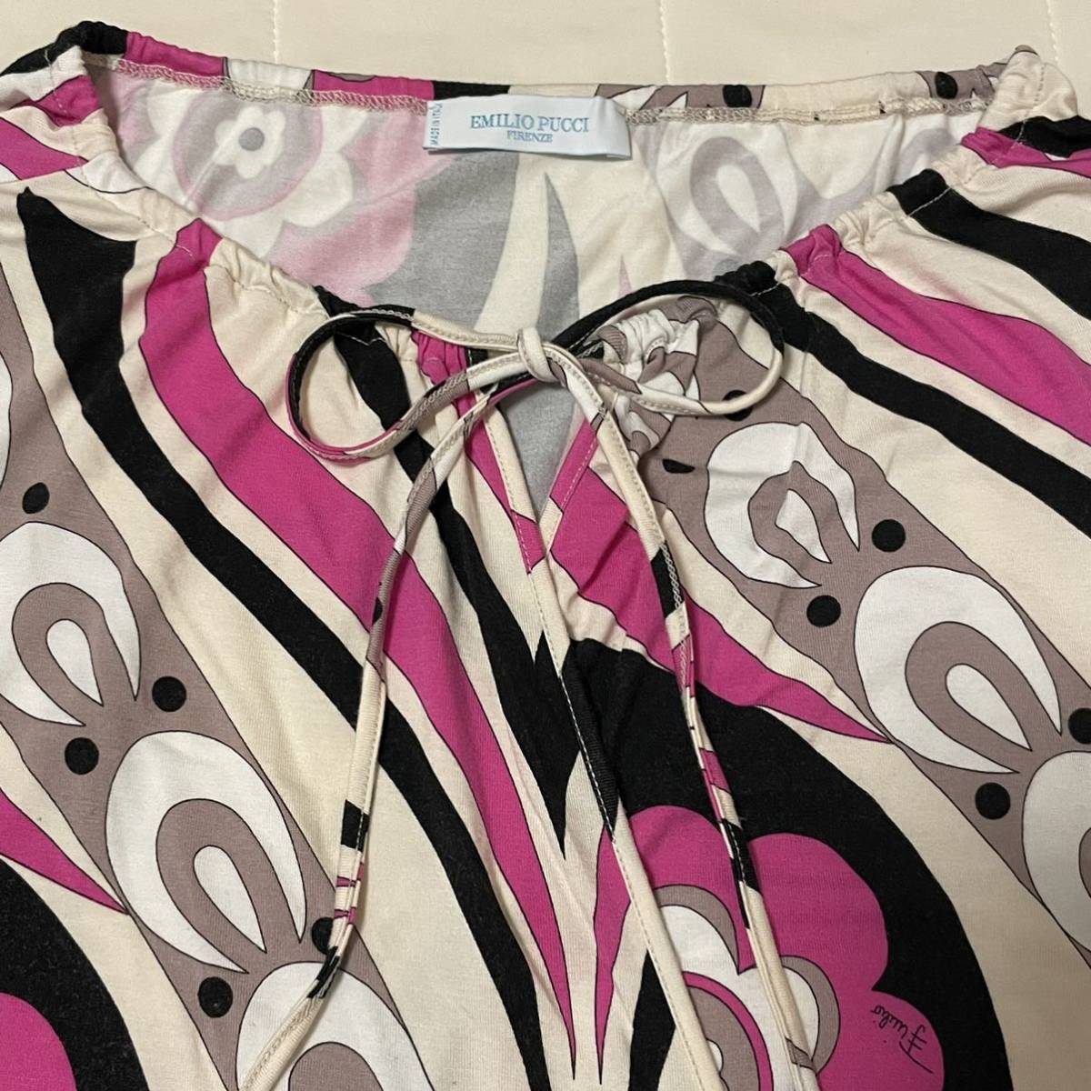 EMILIO PUCCI Emilio Pucci kashu прохладный лента tops 