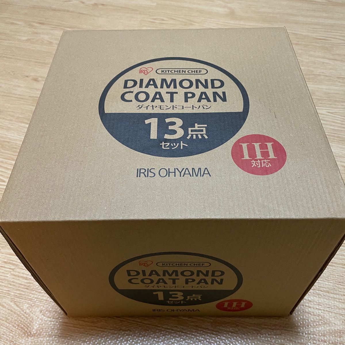 アイリスオーヤマ ダイヤモンドコートパン13点セット H-ISSE13P 