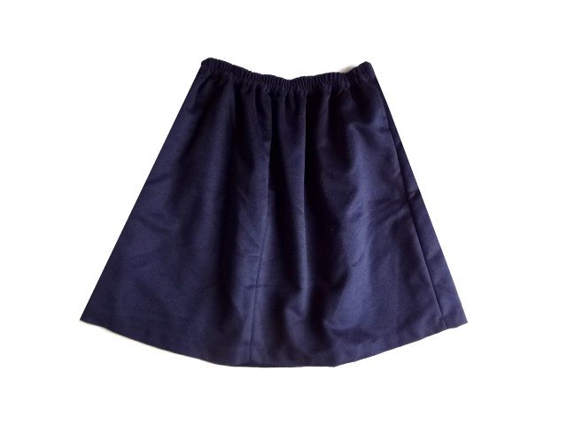  new goods Earth Music & Ecology navy blue knees height fre attack skirt nappy earth music&ecology autumn winter 