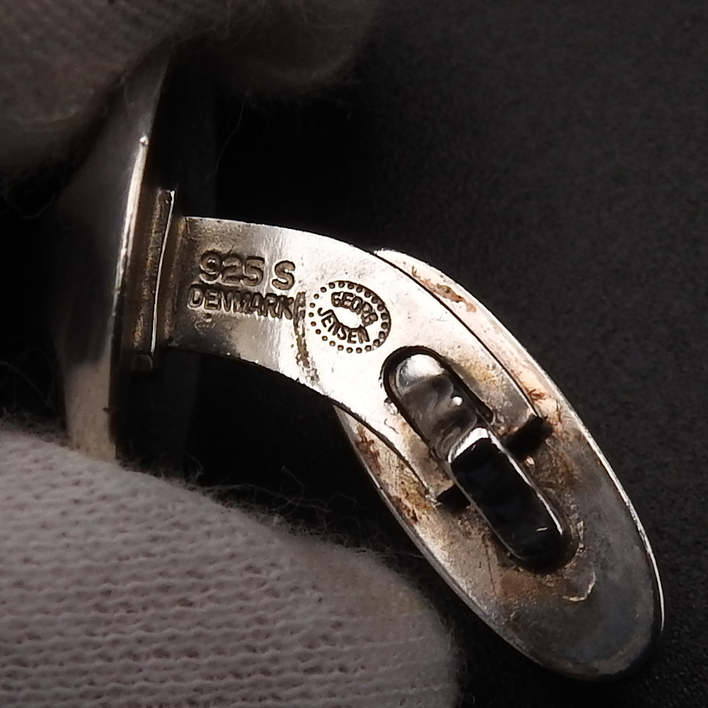 ( стандартный товар ) очень редкий [Georg Jensen] George Jensen серебряный 925 женский запонки 