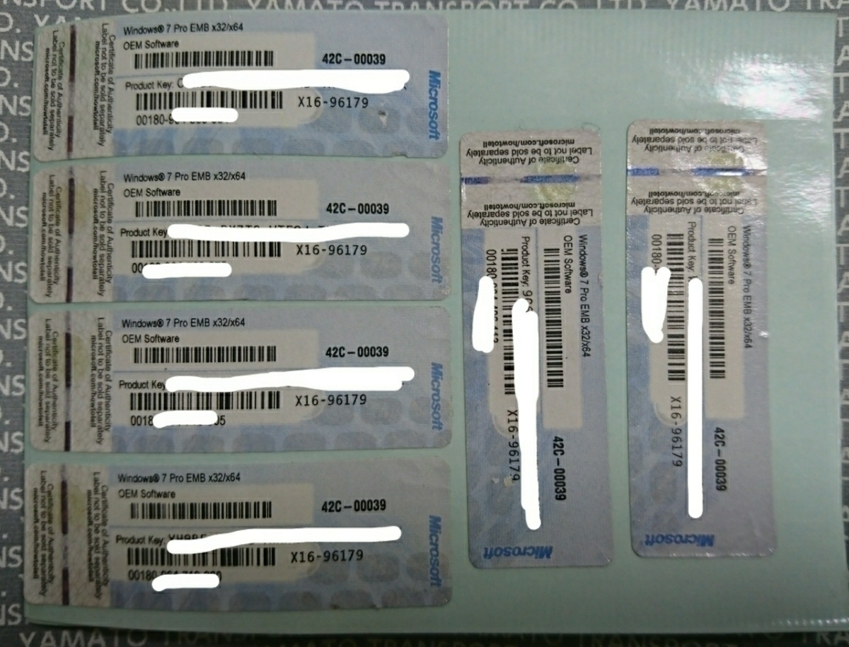 Yahoo!オークション - 匿名配送 Windows 7 Pro EMB x32x64 OEM Yahoo!オークション - 匿名配送 Windows 7 Pro EMB x32x64 OEM
