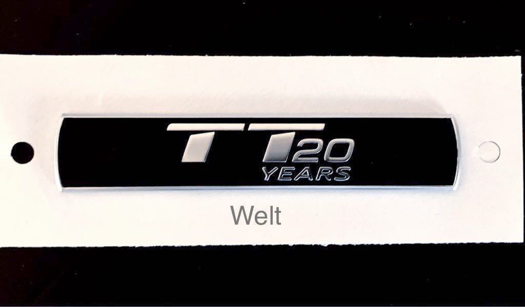 Audi 純正品 アウディ TT 20 YEARS Edition サイドエンブレム 8S 20周年記念 / TTS TTRS 8J 8N ロードスター クーペ quattro_画像1