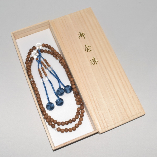 真言宗 沈香 水晶仕立て 念珠 108 数珠 【b1-2-520】 葬儀 真言宗 沈香 水晶仕立て 念珠 108 数珠 【b1-2-520】 葬儀