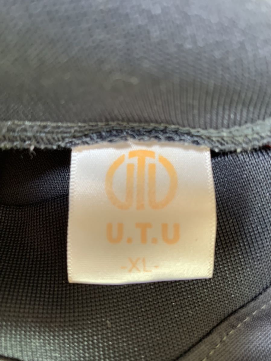 【人気】UTU　サッカー　ユニホーム　メンズ　XL　サイズ　大きいサイズ　黒／ブラック　金/ゴールド　COOL　EVER　　K974_画像8