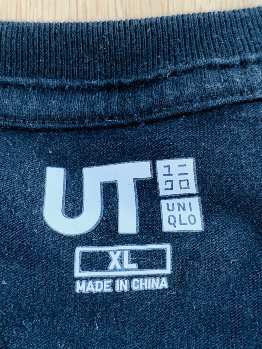 【人気】UNIQLO/ユニクロ　Tシャツ　鬼滅の刃コラボTシャツ　黒／ブラック　メンズXLサイズ　大きいサイズ　　K1007_画像5