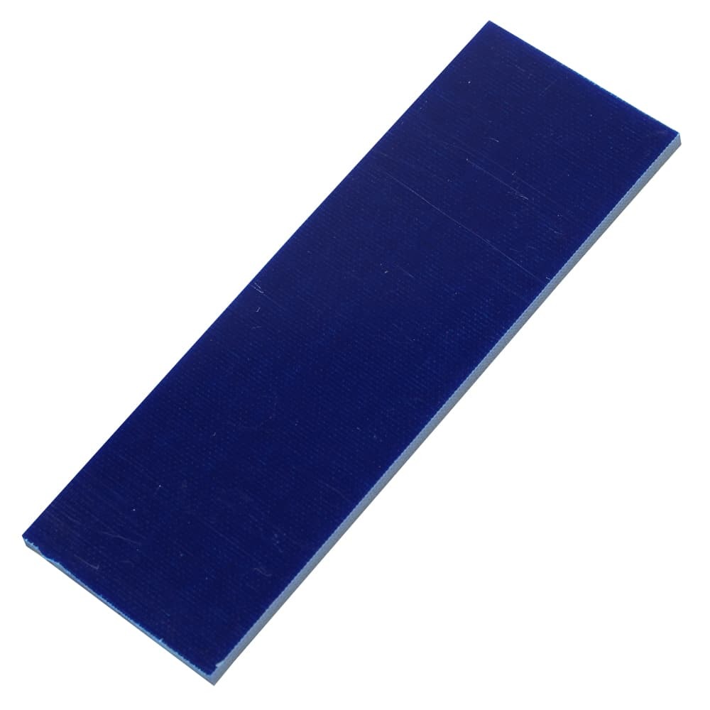 ナイフハンドル用 G10板 3.5mm 12×4cm グリップパネル素材 [ブルー ] ナイフハンドル素材 G-10 G10シート DIY 樹脂板 ハンドクラフト