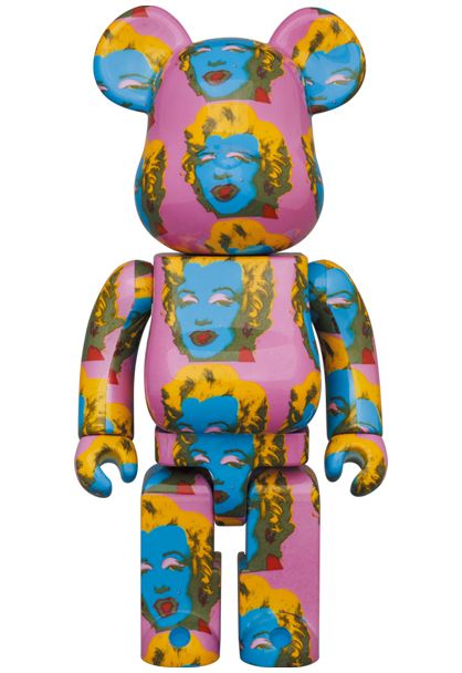 BE@RBRICK「Andy Warhol Marilyn Monroe #2 100％ & 400％」アンディ・ウォーホル マリリン・モンロー ベアブリック メディコムトイ_イメージ