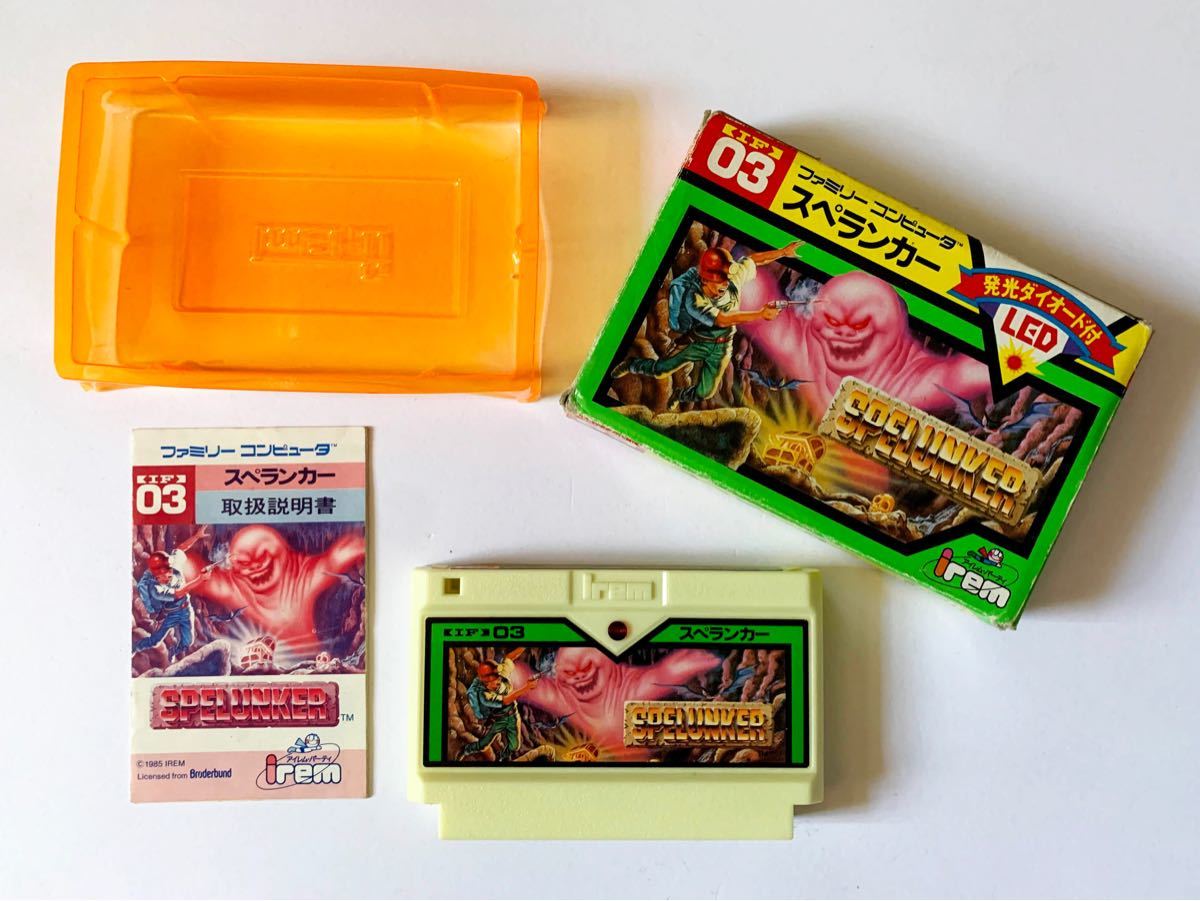 ファミコン スペランカー 箱説あり FC Famicom NES Spelunker ファミコン スペランカー 箱説あり FC Famicom NES Spelunker