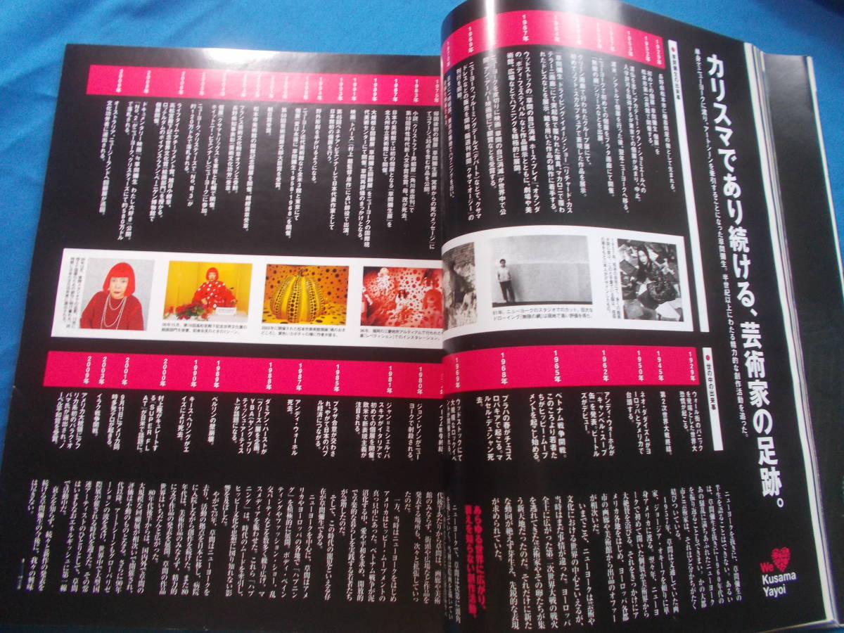 【pen 草間彌生。】復刻版ステッカー付き/ ２０１０年発行/阪急コミュニケーションズの画像5