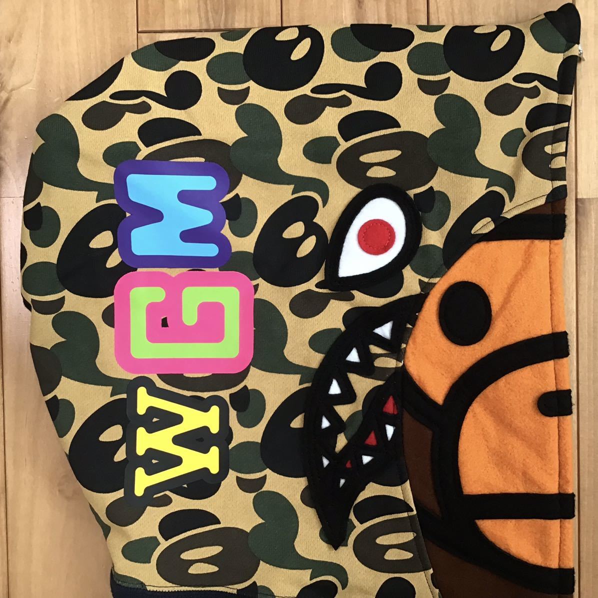 新品 2XL マイロ シャーク パーカー milo shark full zip hoodie a bathing ape BAPE エイプ ベイプ アベイシングエイプ navy XXL 8500 国内代理店版 bape milo hoodie ベイプ マイロ シャーク パーカー shark パーカー