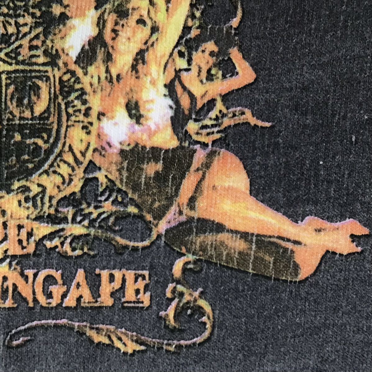 新年の贈り物 エイプ bape ape bathing a Lサイズ ジュニア Tシャツ 猿 