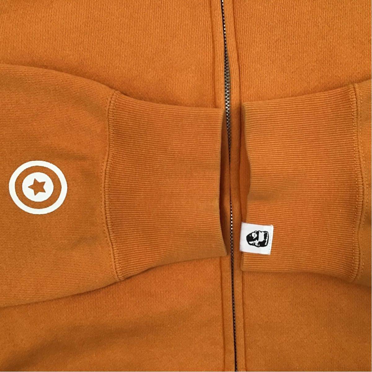 2006年 3rd シャーク パーカー Lサイズ shark full zip hoodie orange a bathing ape bape エイプ ベイプ アベイシングエイプ 1st camo faj_画像6