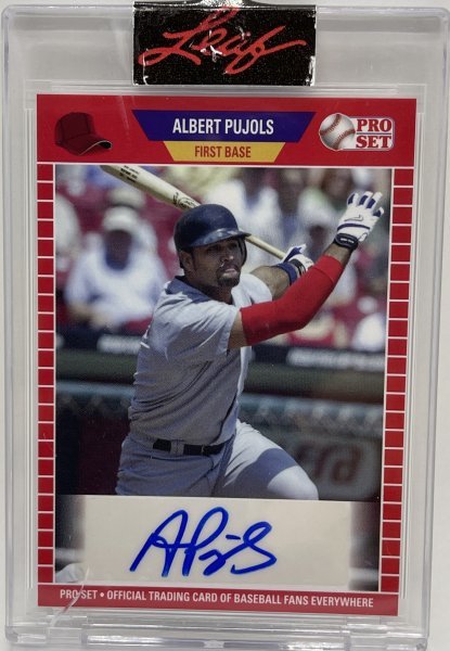 MLB☆アルバート・プホルス 21 LEAF PRO SET BASE 直筆サインカード