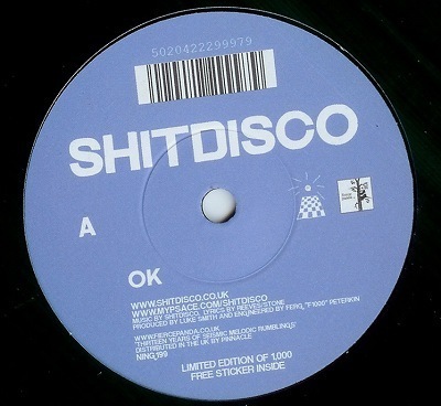 Shitdisco(シットディスコ)/OK/UK盤新品7インチ_画像3