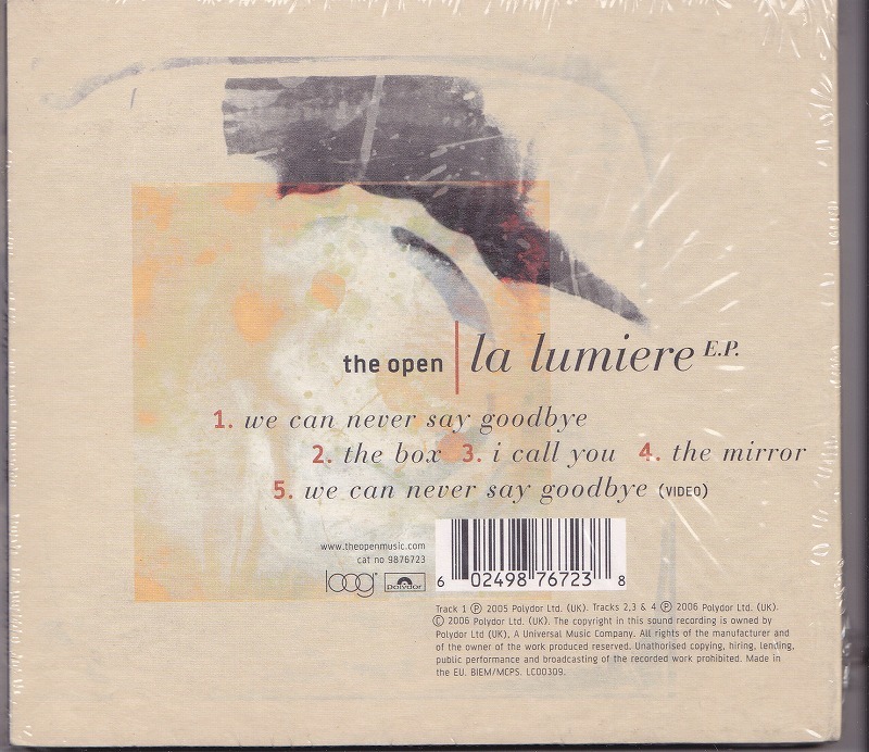THE OPEN / LA LUMIERE E.P. /EU盤/未開封CDS!!30816_画像2
