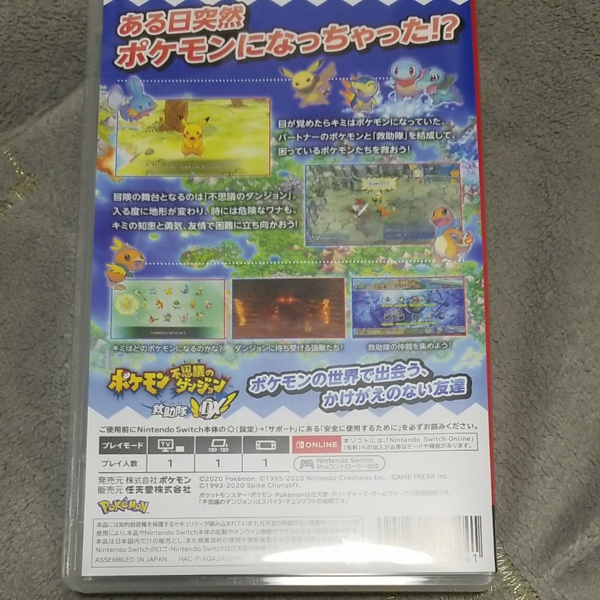 【Switch】 ポケモン不思議のダンジョン 救助隊DX　オマケスペシャルDVD付き