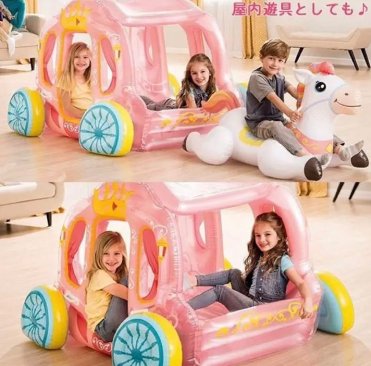 激安超特価 SK様専用 新品 浮き輪 プリンセスキャリッジ INTEX