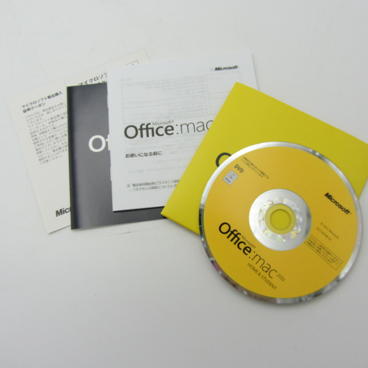 Microsoft Office For mac 2011 Home & Student macintosh　ワード/エクセル/パワーポイント 正規品 パッケージ版/管★SV11　ラスト1点0909_画像2