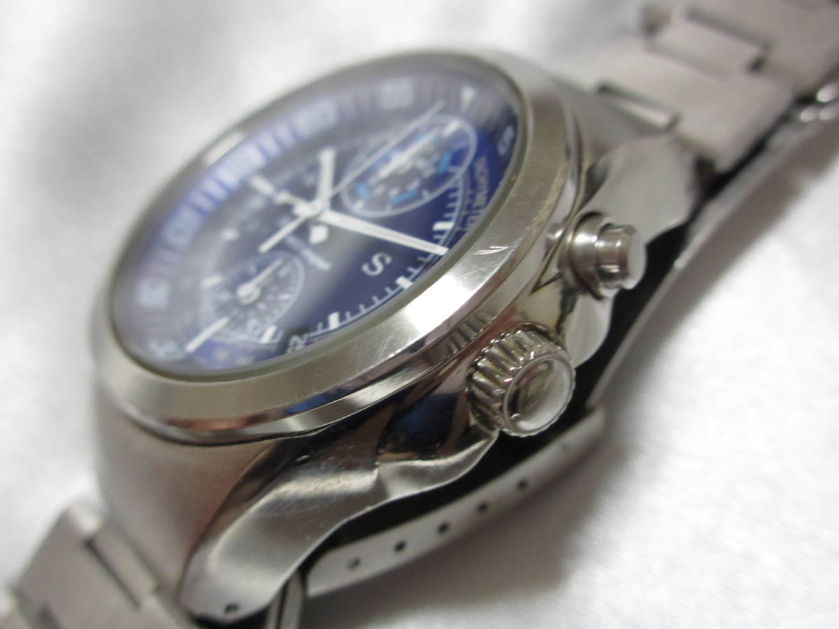 箱説完備 稀少美品 SEIKO SUS クロノグラフ SCFR003 opacc.cv
